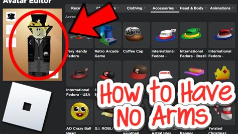 How To Hide Your Arms In Roblox