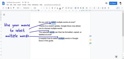 how to highlight all same words in google docs