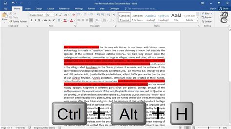how to highlight all text in word on mac