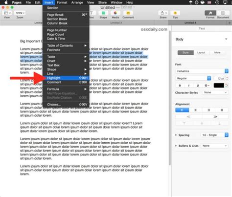 how to highlight in apple sheets