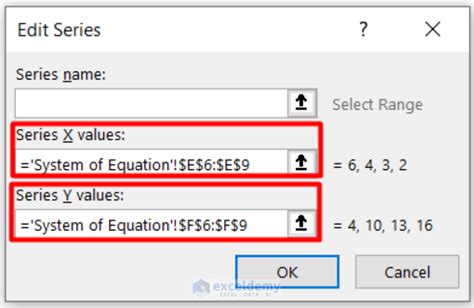 how to highlight intersection point in excel