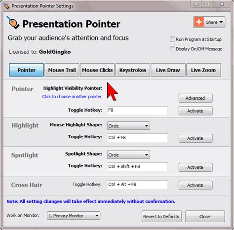 How To Highlight Mouse Pointer For Presentations