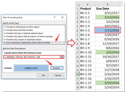 how to highlight upcoming expiration dates in excel
