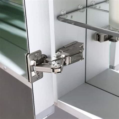 How To Hinge A Bathroom Mirror