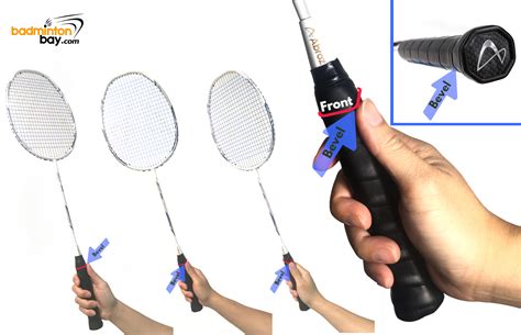 how to hold badminton racket correctly