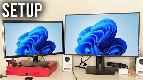 How To Hook Two Monitors To One Computer