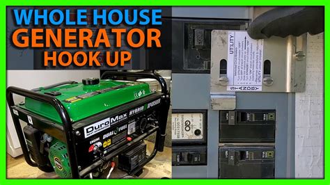 How To Hook Up A Generator To Electrical Box