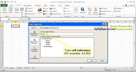 how to hyperlink a cell in excel to another workbook