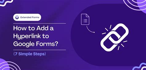 how to hyperlink in google forms