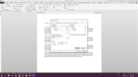how to hyperlink to table in word