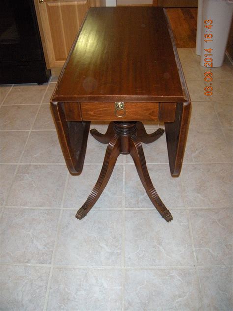 How To Identify A Duncan Phyfe Drop Leaf Table