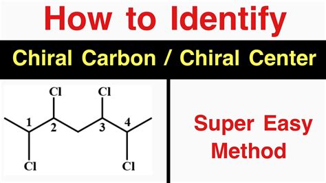 how to identify chiral carbons