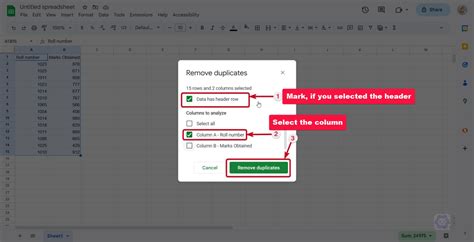 how to identify duplicates in excel without deleting in google sheets