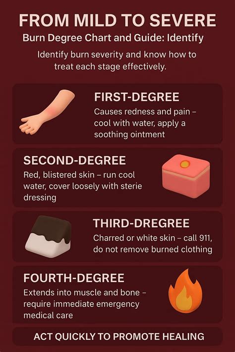how to identify the severity of a burn