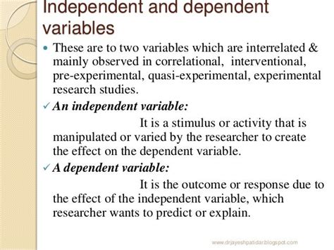 how to identify variables in a research study