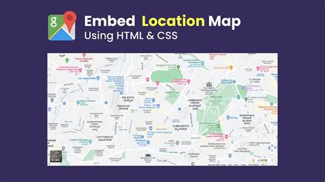 how to implement google maps in html