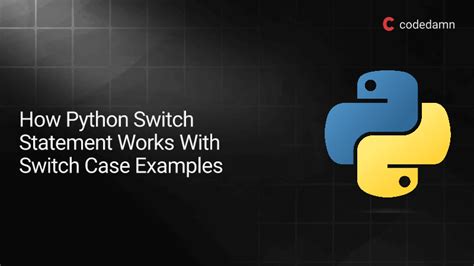 how to implement switch case in python