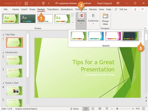 how to import a custom theme in powerpoint