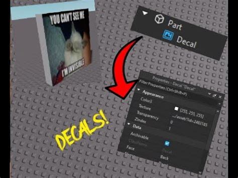 How To Import A Decal Into Roblox Studio