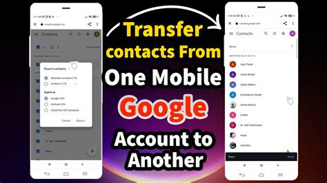 how to import android contacts to google account