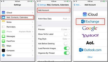 how to import contacts from email to iphone