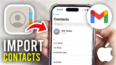 how to import contacts from gmail in iphone 15