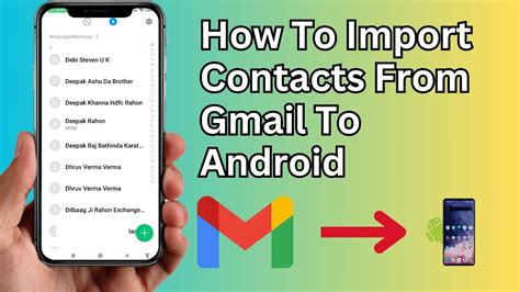 how to import contacts from phone memory to gmail