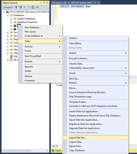 how to import csv file into microsoft sql server