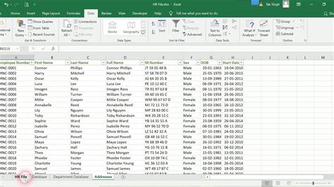 how to import data from excel to word
