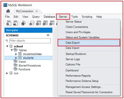 how to import data in mysql workbench 8.0