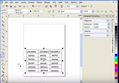 how to import excel file in coreldraw
