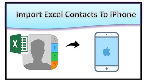 how to import iphone contacts into excel