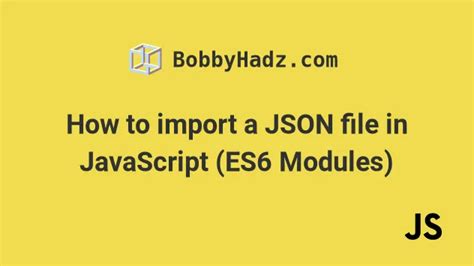 how to import json file in node js