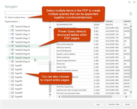how to import multiple pdf files into excel