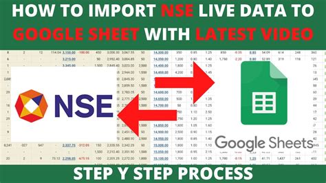 how to import nse data in google sheets