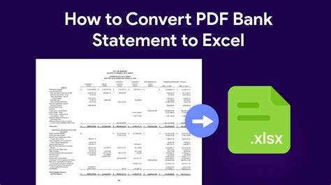 How To Import Pdf Bank Statement To Excel
