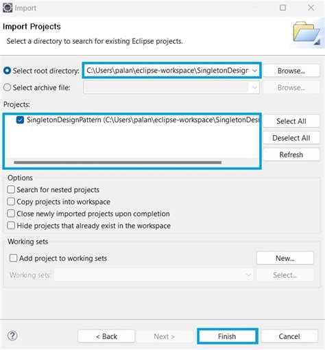 How To Import Project Folder In Eclipse