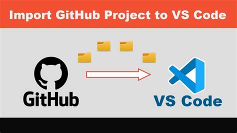 how to import project from github to visual studio code