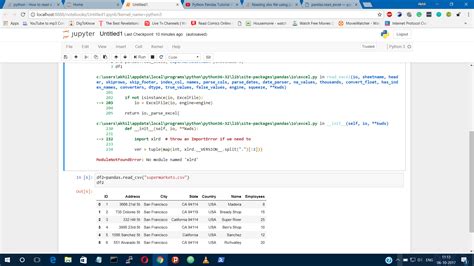 how to import xlsx file in python jupyter notebook