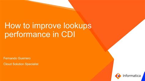 how to improve lookup performance in informatica