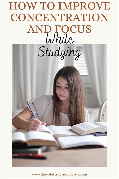 how to improve memory and concentration while studying