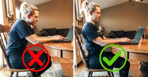 how to improve posture working from home