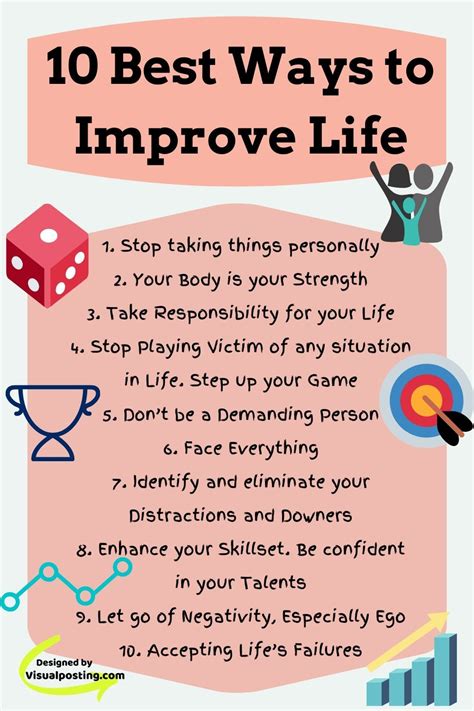 how to improve your own life