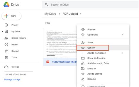 how to include a pdf in google docs