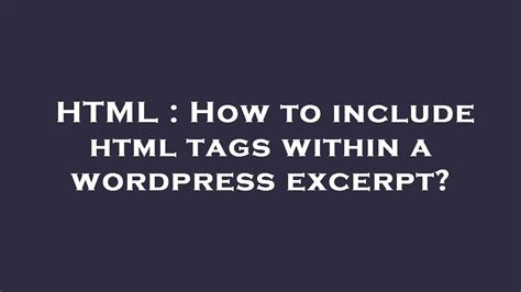 how to include html page in wordpress