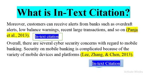 how to include in text citations