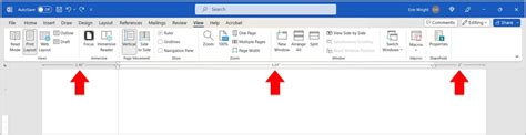 how to include ruler in word document