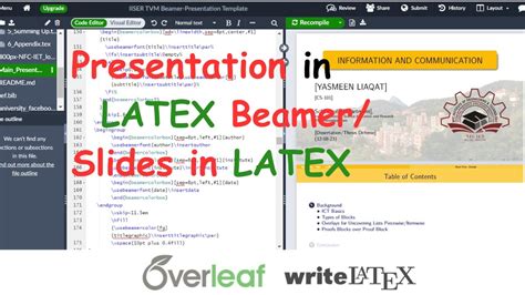 How To Include Slide In Latex