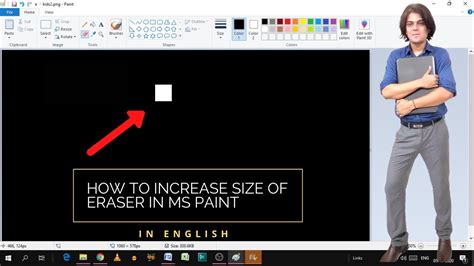 How To Increase Eraser Size In Paint In Windows 7