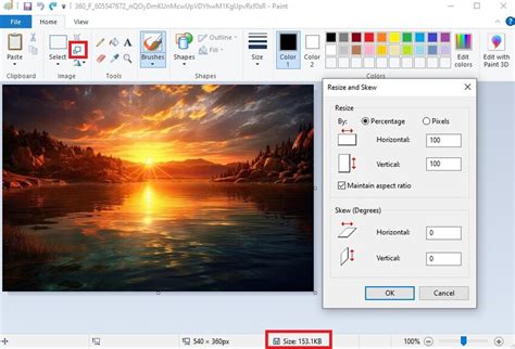 How To Increase Image Size In Kb In Paint